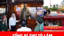 Tổng Bí thư Tô Lâm dâng hương tưởng nhớ Chủ tịch Hồ Chí Minh tại Nghệ An