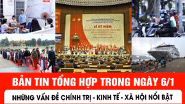 Kính chào quý vị và các bạn, bản tin tối 6/1 của báo Tin tức và dân tộc sẽ có những nội dung chính sau đây.