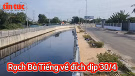 Rạch Bà Tiếng ở TP Hồ Chí Minh thay áo mới, sau 3 năm cai tạo.