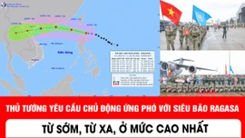 Thủ tướng yêu cầu chủ động ứng phó với siêu bão Ragasa từ sớm, từ xa, ở mức cao nhất.