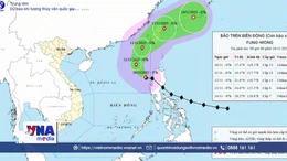 Bão Phượng Hoàng vào Biển Đông, trở thành cơn bão số 14