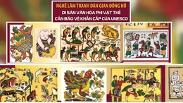Thông điệp lịch sử: Tranh Đông Hồ sáng bừng màu dân tộc