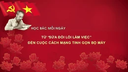Học Bác mỗi ngày: Từ 'Sửa đổi lối làm việc' đến cuộc cách mạng tinh gọn bộ máy