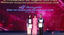 Trao giải cuộc thi 'Phóng viên trẻ Pháp ngữ 2025'