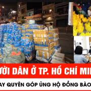 Người dân TP Hồ Chí Minh chung tay quyên góp ủng hộ đồng bào bị bão lũ