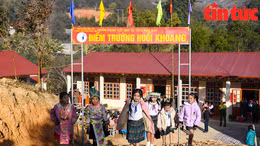 Xóa điểm trường tạm cuối cùng ở huyện Sông Mã