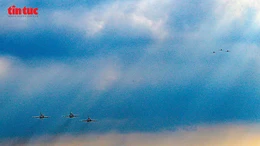 Biên đội Su-30MK2, Yak-130, L-39NG luyện tập nhiệm vụ A80 chuẩn bị cho Quốc khánh