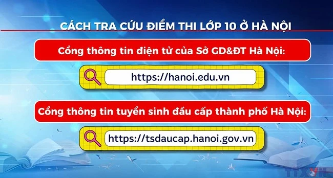 Cách tra cứu điểm thi lớp 10 ở Hà Nội