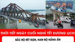 Thời tiết ngày cuối nghỉ Tết Dương lịch 2026: Bắc Bộ rét đậm, Nam Bộ nắng ấm