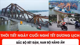 Thời tiết ngày cuối nghỉ Tết Dương lịch 2026: Bắc Bộ rét đậm, Nam Bộ nắng ấm