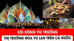 Sôi động thị trường mùa Vu lan trên cả nước