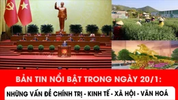 Bản tin nổi bật trong ngày 20/1: Những vấn đề chính trị - kinh tế - xã hội - văn hoá