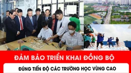 Đảm bảo triển khai đồng bộ, đúng tiến độ các trường học vùng cao