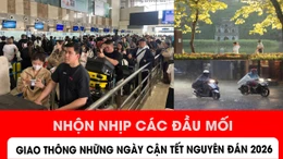 Nhộn nhịp các đầu mối giao thông những ngày cận Tết