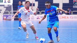 Đội tuyển futsal nữ Việt Nam thắng trận đầu tại giải Đông Nam Á