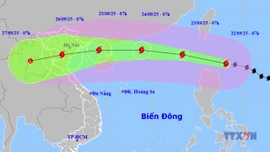 Bão số 9 giật trên cấp 17, tâm bão là khu vực Quảng Ninh - Hưng Yên