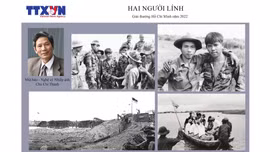 Bức ảnh 'Hai người lính' - biểu tượng hoà bình