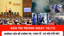 Bản tin trong ngày 10/12: Những vấn đề chính trị - kinh tế - xã hội nổi bật