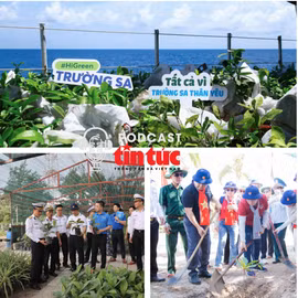 Mầm xanh từ đất liền, sức sống ở Trường Sa: Gửi niềm tin xanh 