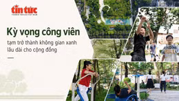 Kỳ vọng công viên tạm trở thành không gian xanh lâu dài cho cộng đồng