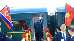 Video Chủ tịch Triều Tiên Kim Jong-un tới Việt Nam