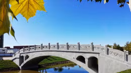 Trung Quốc xây cầu bê tông in 3D tuyệt đẹp