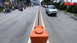 TP Hồ Chí Minh lắp đặt các trụ nhựa composite giúp giảm tai nạn giao thông