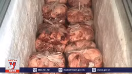 Đồng Nai tiêu hủy hàng tấn sản phẩm thịt lợn đã bốc mùi hôi thối