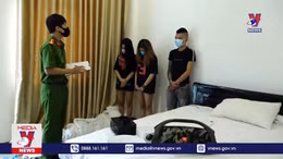 Bắt quả tang nhóm đối tượng thuê khách sạn để bay lắc giữa mùa dịch