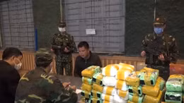 Bộ đội biên phòng Lạng Sơn bắt vụ vận chuyển hàng trăm kg ma túy đá