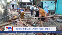 Năm người thiệt mạng và 7 người bị thương do bão số 13