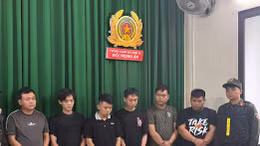 Công an TP Hồ Chí Minh bắt giữ 6 đối tượng cướp tiệm vàng.