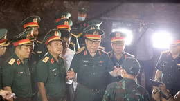 Đại tướng Nguyễn Trọng Nghĩa kiểm tra công tác tìm kiếm, quy tập hài cốt liệt sĩ tại TP Hồ Chí Minh.