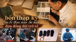 ác sĩ Trần Văn Bản bền bỉ hành trình tìm kiếm liệt sĩ suốt 47 năm.