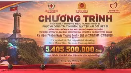 Tuyên Quang tiếp nhận hơn 5,4 tỷ đồng hỗ trợ tìm kiếm hài cốt liệt sĩ
