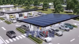 Các trạm sạc xe điện có thể mua điện tái tạo trực tiếp