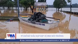 TP Huế bắt đầu dọp dẹp vệ sinh môi trường