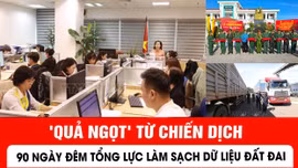 'Quả ngọt' từ chiến dịch 90 ngày đêm tổng lực làm sạch dữ liệu đất đai