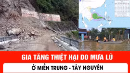 Gia tăng thiệt hại do mưa lũ ở miền Trung - Tây Nguyên