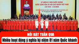 Tin tức TV nổi bật tuần qua: Nhiều hoạt động ý nghĩa kỷ niệm 81 năm Quốc khánh